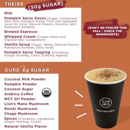 What’s lurking in your 🎃 latte? 👀 @cleanjuicelocustpoint Instagram post from @mchenryrowapts on September 29, 2021 12:43:22pm